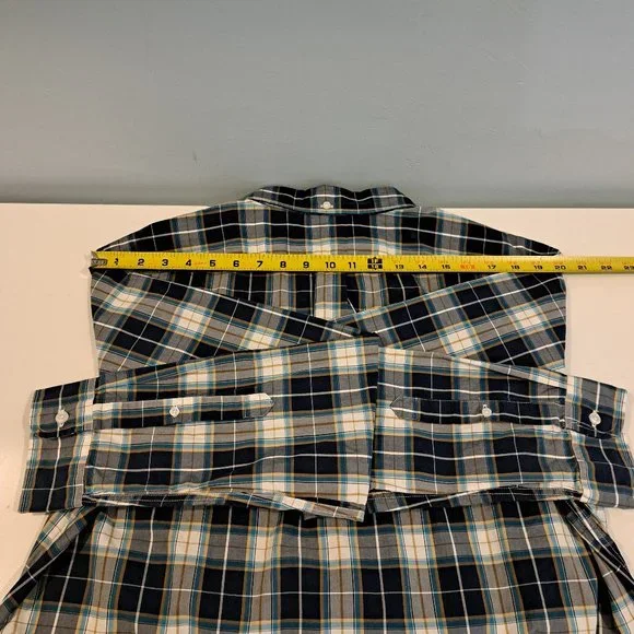 J. Crew Men's XL Four Button Pullover Plaid Shirt New With Tags Style A9334 - Picture 16 of 16